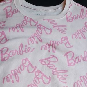 Pink Barbie Crewneck Sweatshirt , very cute!